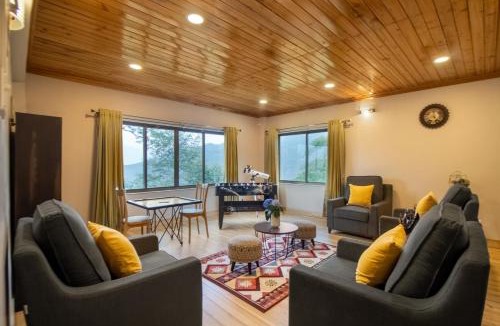 Darjeeling Villa | StayVista's Arya Treetops And Tea Trails - Mountain-View Villa Amidst Tea Plantation with Telescope & Gazebo