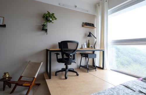 Pashan Apartment | Studio Sama I Curated Studio Apartment with Sunrise View