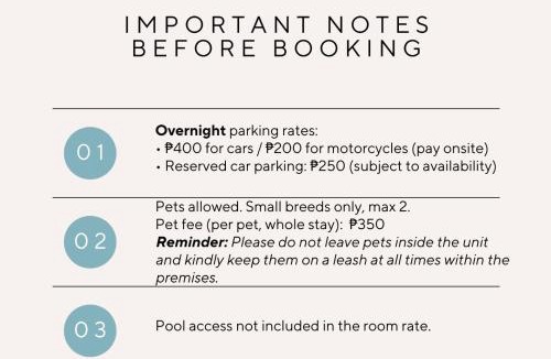 Silang Junction North Apartment | Studio Unit at Pine Suites Tagaytay