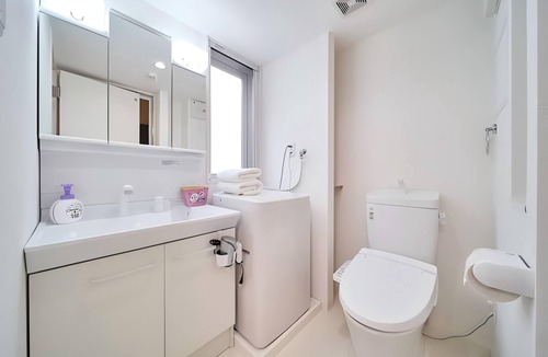 Nishi Apartment | Sunny 3 - guest American - style Osaka apt.Private bath, kitchen. Unit 201.