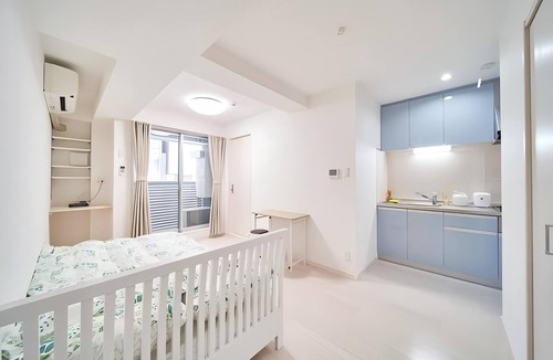 Nishi Apartment | Sunny 3 - guest American - style Osaka apt.Private bath, kitchen. Unit 201.