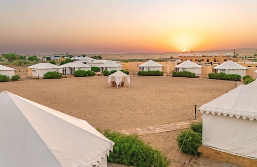 Jaisalmer RV Rental | Surya-Ansh Desert Wellness Resort - Campsite
