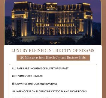 Srinagar Colony Hotel | The Leela Hyderabad Banjara Hills
