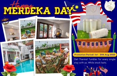 Malaysian Police Training Centre Villa | Tropical Bliss Luxe 5BR 30Pax Private Pool Villa KL by Verano