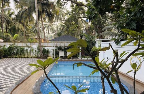 Nagoa Villa | Villa La Aldeia Private Pool Near Baga Beach