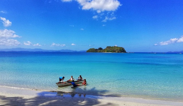 Acuario beach inn is a beach front area. A native hut which has 3 rooms inside.
