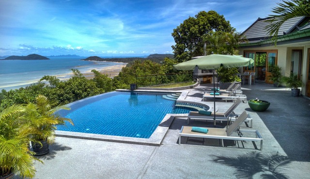 Breathtaking Ocean View 1 Bed Villa with Infinity Pool, FREE CAR, Free Transfers