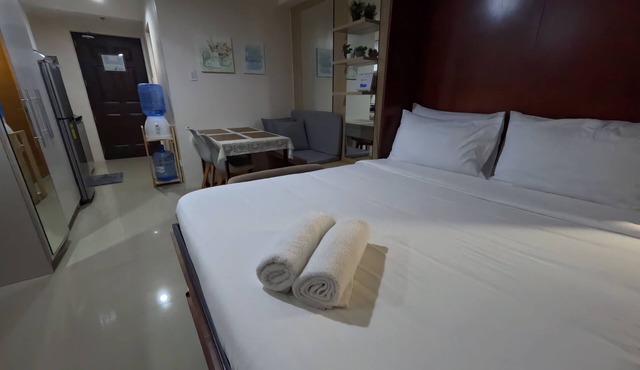Cozy 1233 studio in beautiful Cebu City with AC, fitness room