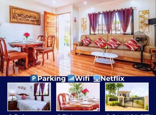 Home Away From Home 2BR Apartment 6 Minutes Drive to Grand Mall WiFi, Netflix & Free Parking