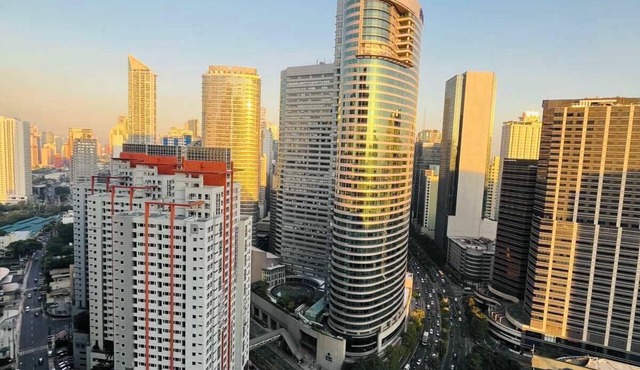 Makati City Air Residences, Relaxing and Chilling Vibe 1BR Condo with AC