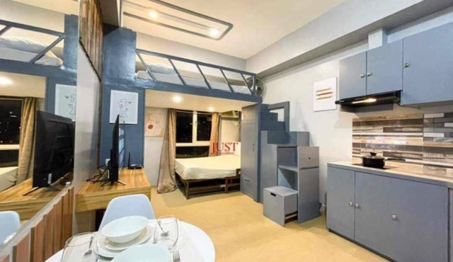 Modern Loft-type Studio Centrio Tower CDO with AC, Free WiFi