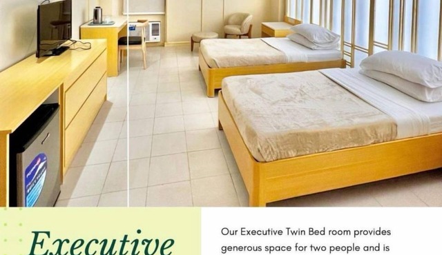 Stylish Studio with Twin Beds near Yolanda Shrine