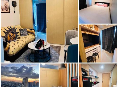 The Grass Residences 1 cozy bedroom with balcony netflix and wifi