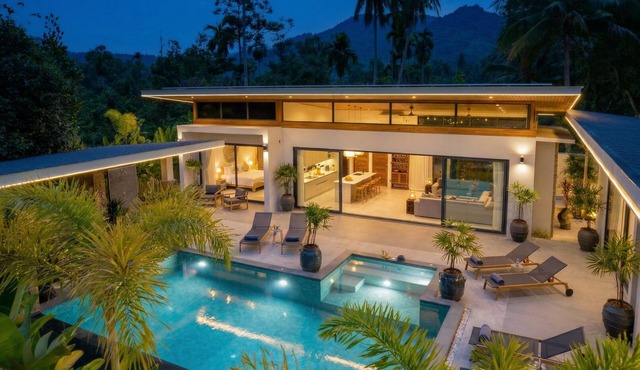 Villa Nuvana 3BR Private Pool in Mae Nam