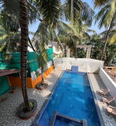 Saunta Vaddo House | Aura rooms & swimming pool, calangute