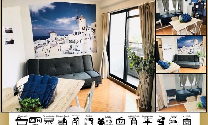 Shikitsuhigashi Apartment | Racine Namba - Vacation STAY 9683