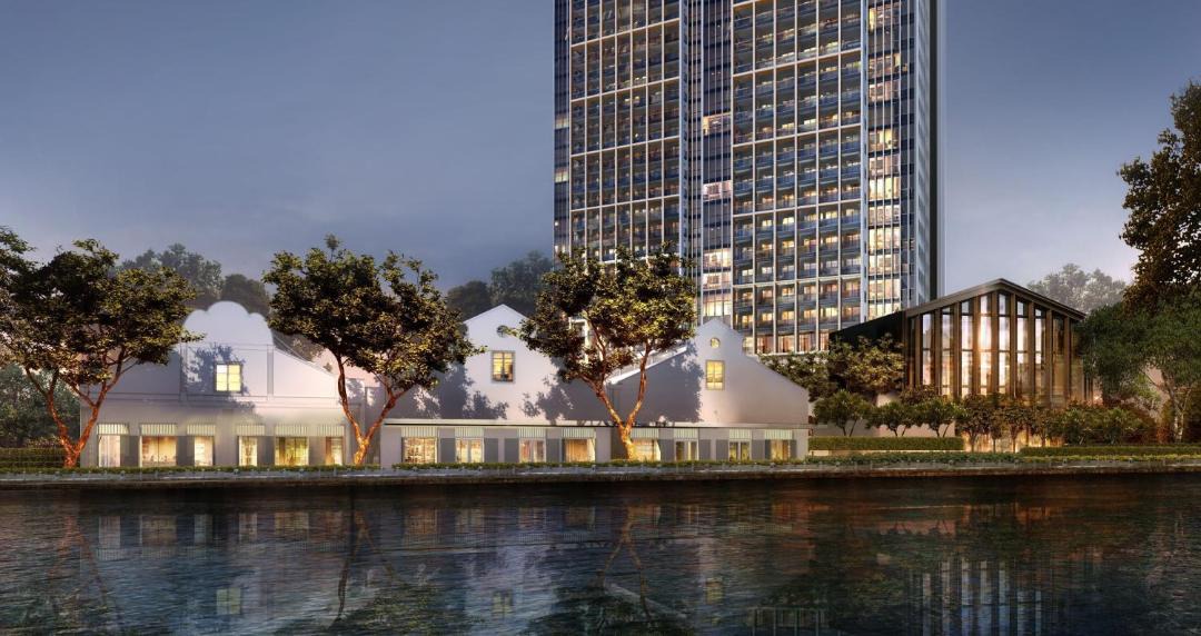 Photo of Buildings in Singapore River
